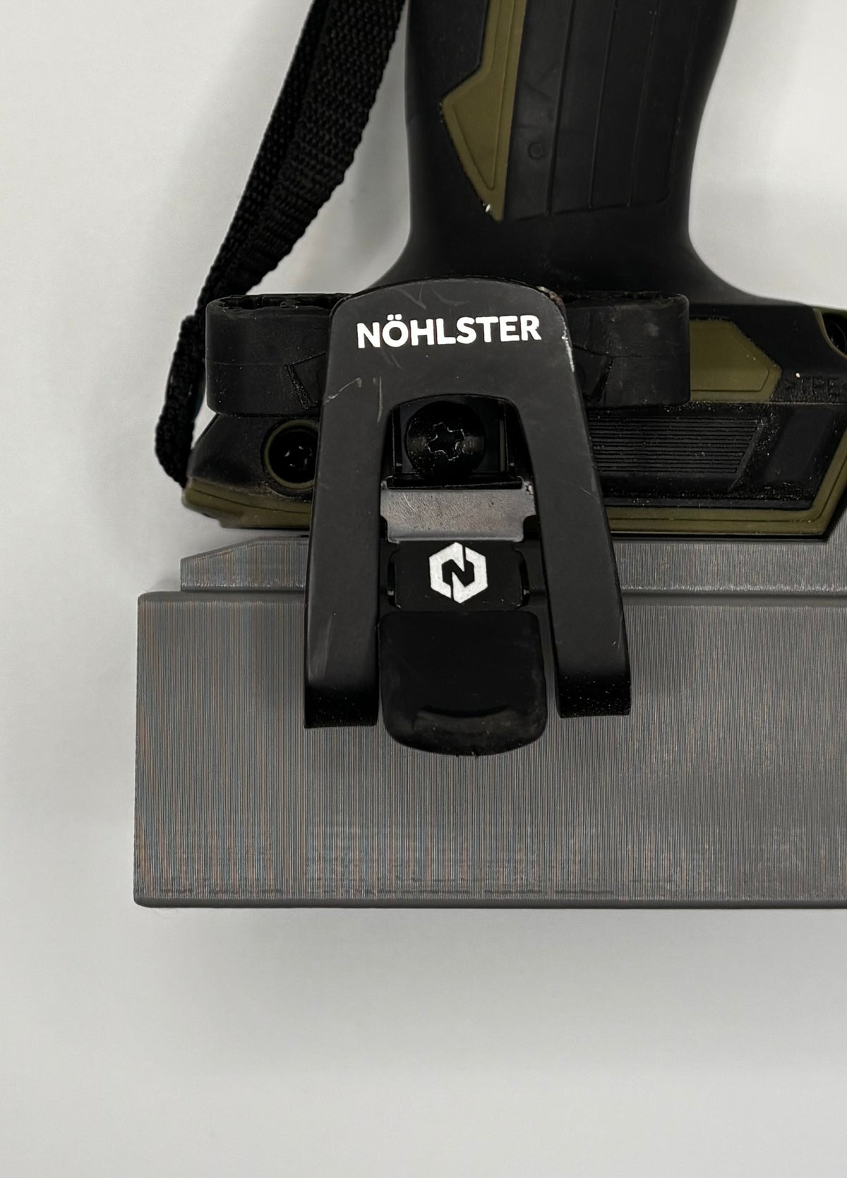 For Makita tool holder ,will suit any makita 18 v LXT but this one is set up to hold a impact gun or drill with belt clip attached .It has a back spacer so tool can be stored without removing the belt clip