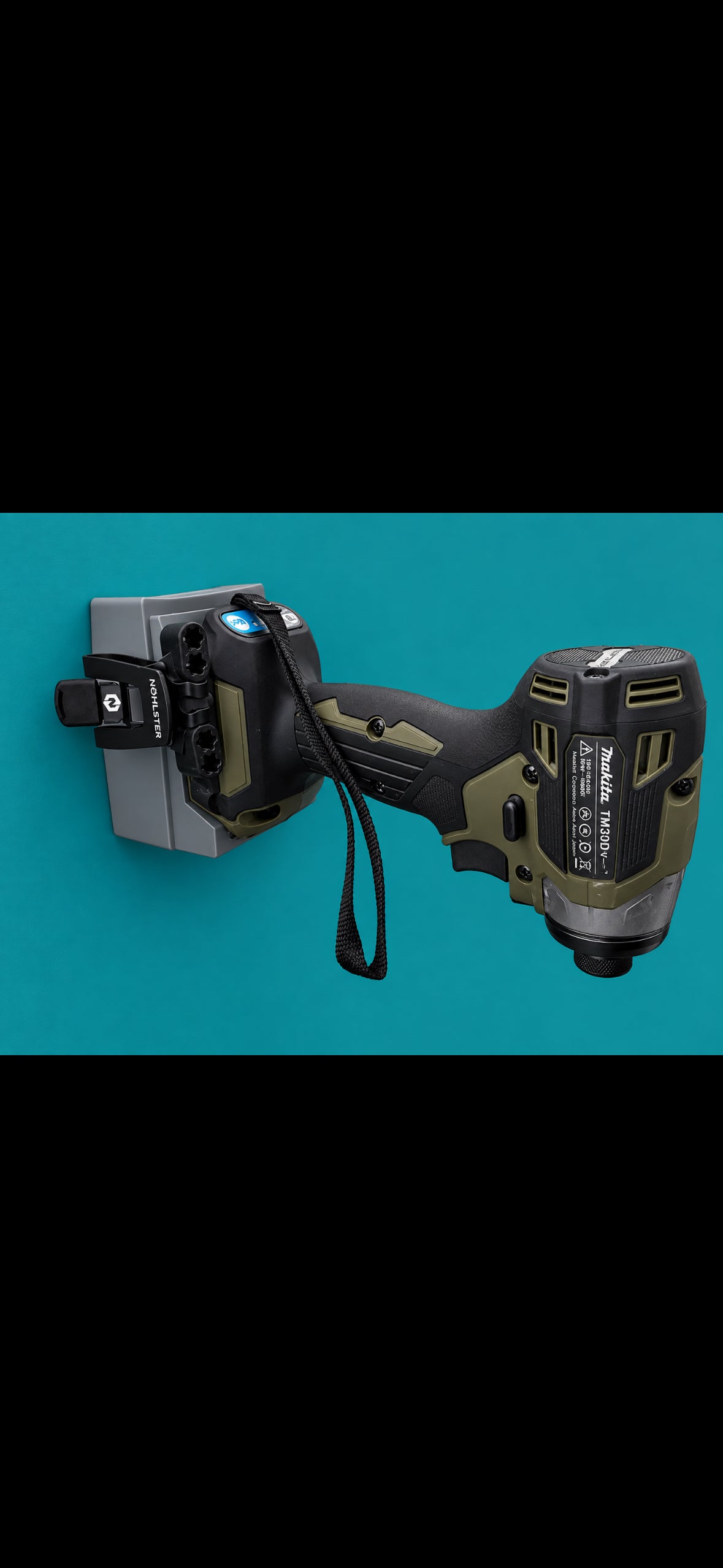 For Makita tool holder ,will suit any makita 18 v LXT but this one is set up to hold a impact gun or drill with belt clip attached .It has a back spacer so tool can be stored without removing the belt clip