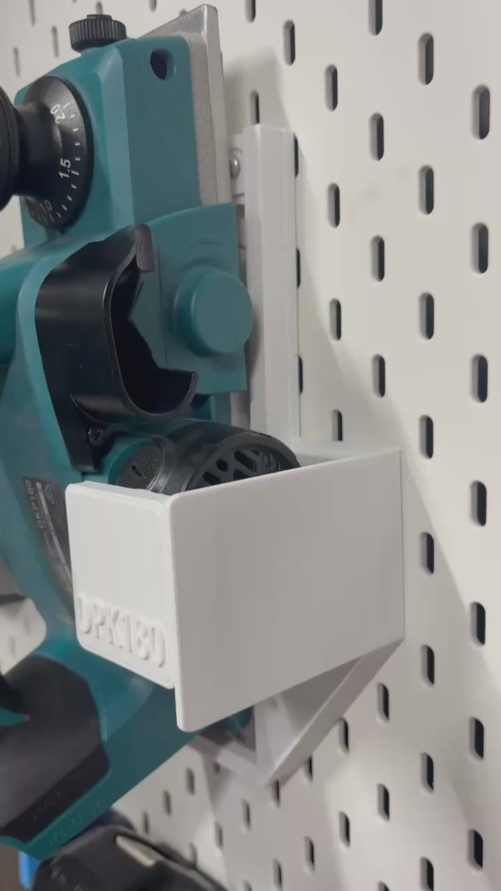 Wall bracket for makita 18 v cordless planer DPK180 (dark blue )